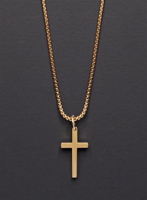 versace mens necklace|designer cross necklace for men.